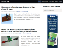 Tablet Screenshot of circuitsdiy.com